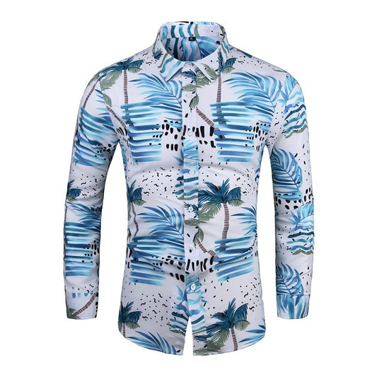 Men's Loose Printed Fashion Shirt